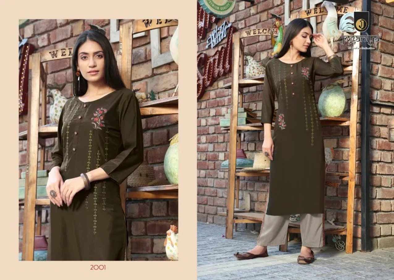 Joganiya Blush Vol-1 Muslin Kurti with Pant Joganiya Blush Vol-1 Muslin Kurti with Pant